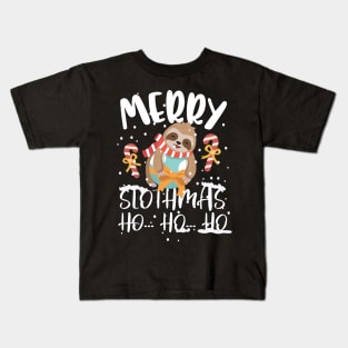 Merry Slothmas Kids T-Shirt